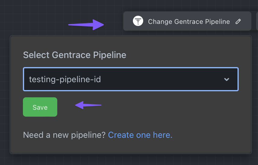 Rivet change Gentrace pipeline